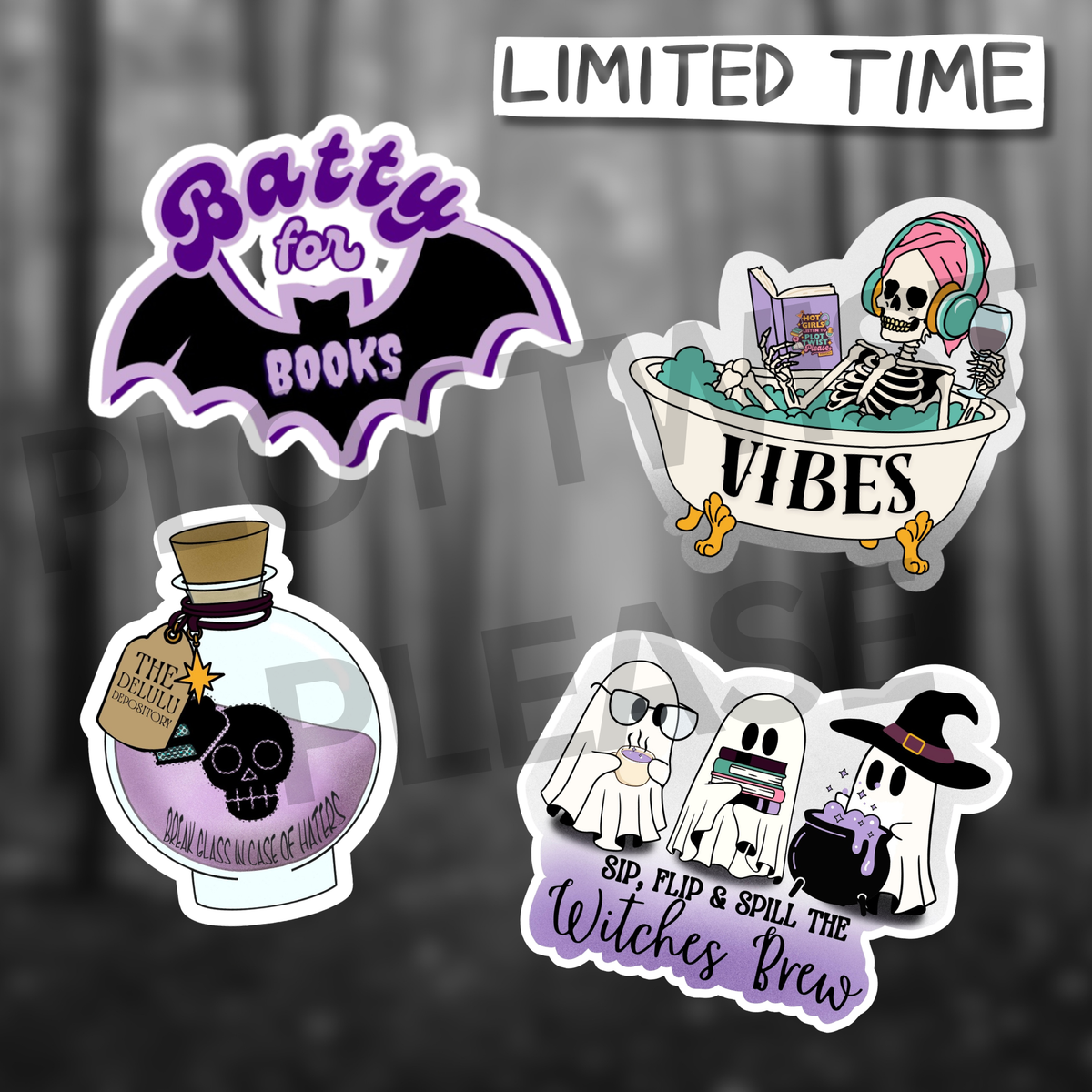 Limited Edition Halloween Sticker Collection 🎃👻