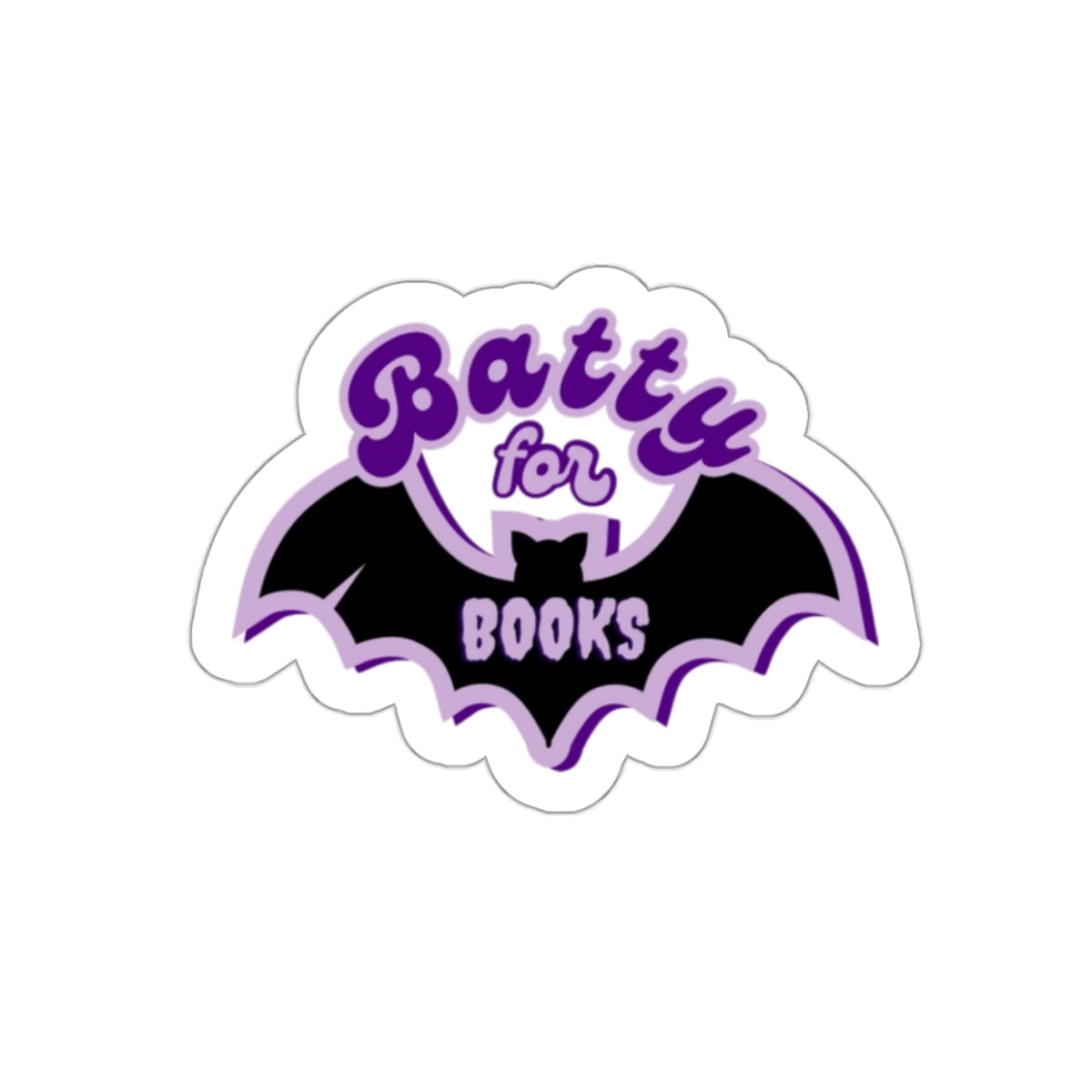 Batty for Books - Sticker